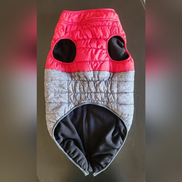 BAILEY AND BELLA COMPANION COUTURE RED AND GREY DOG VEST (3XL) - Picture 2 of 5